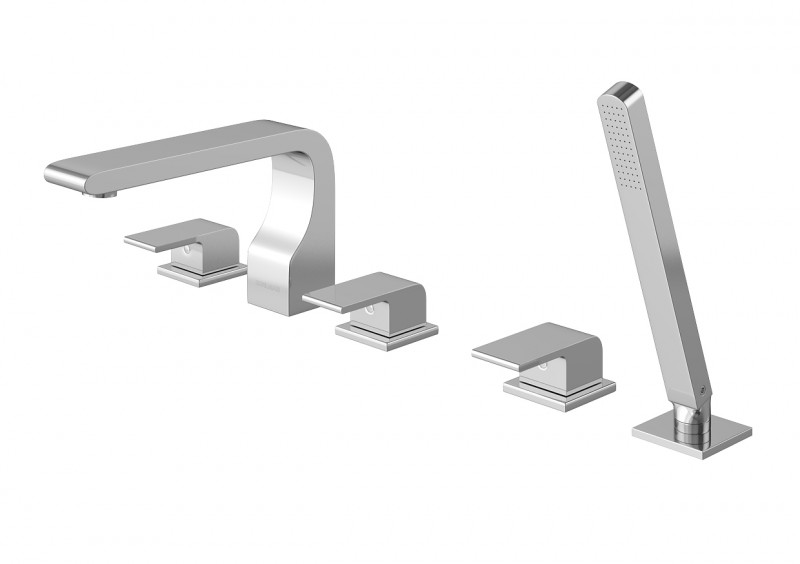 Kohlman Saxo bateria wannowa 5-otworowa chrom QB242S