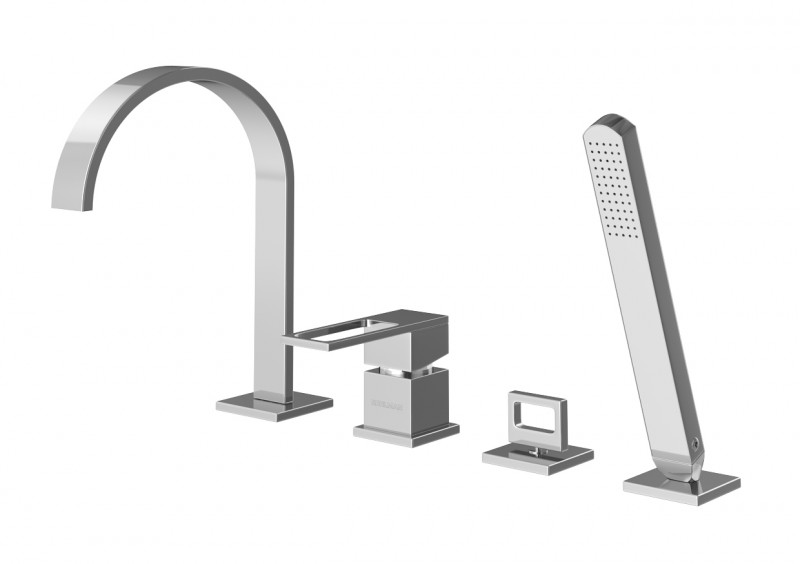 Kohlman Nexen-S bateria wannowa 4-otworowa chrom SQB244U