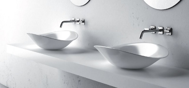 Marmorin Kiara Tinette II umywalka stawiana na blat 50x32 cm Mineralicast P 663 050 080 610