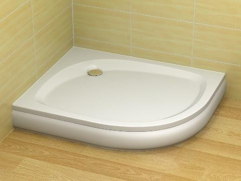 Radaway Patmos E brodzik półokrągły asymetryczny 120x90 lewy 4P91217-03L