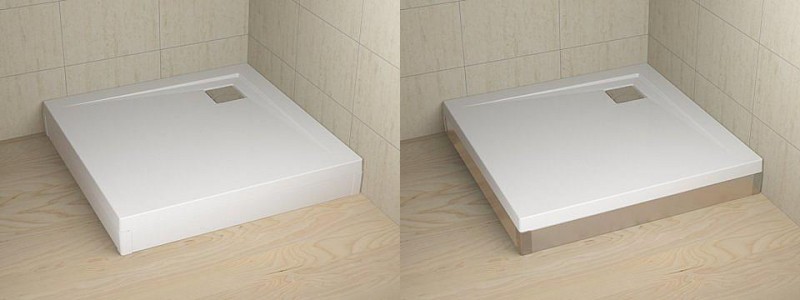 Radaway Argos C brodzik kwadratowy płaski do kompletowania z obudową 100x100 4ACN1010-02