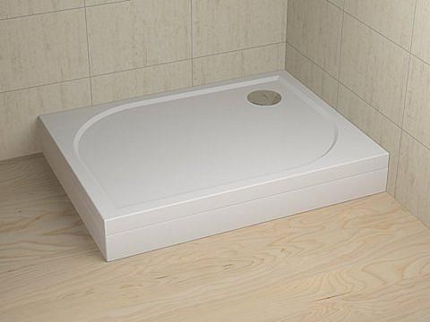 Radaway Delos D brodzik prostokątny z obudową 90x75 lewy 4D97514-03L