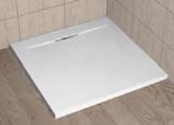 Radaway Giaros C brodzik kwadratowy płaski 90x90 biały konglomerat MKGC9090-03