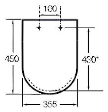 Roca Dama-N deska sedesowa wolnoopadająca twarda A801782004