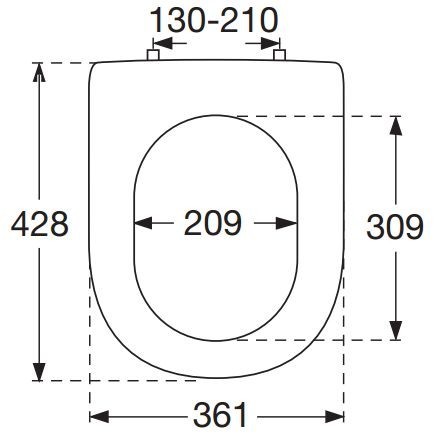 Villeroy&Boch Hommage deska sedesowa wolnoopadająca biała weiss alpin 8809S6R1