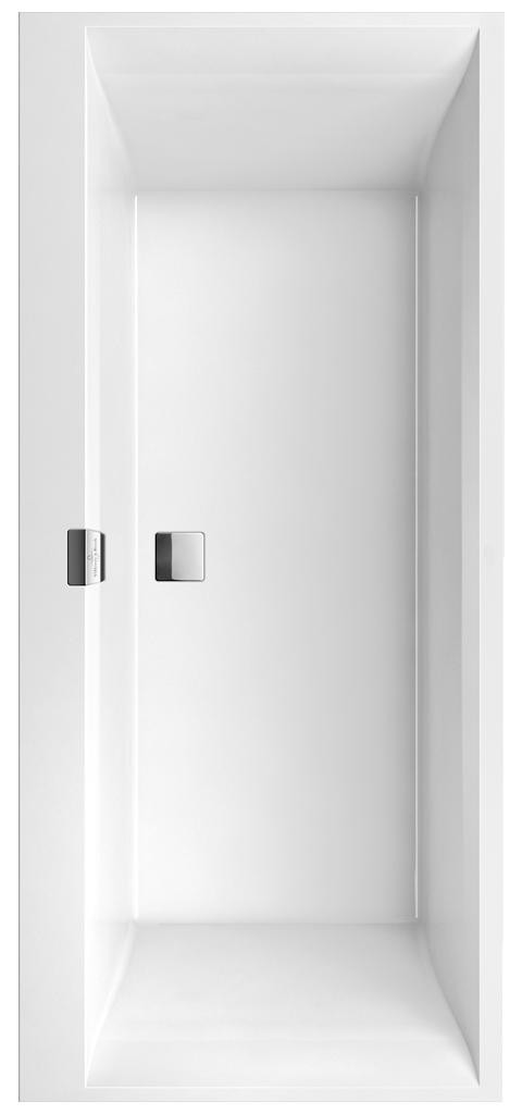 Villeroy&Boch Squaro Edge 12 Duo wanna prostokątna 180x80 biała weiss alpin UBQ180SQE2DV-01