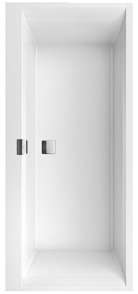 Villeroy&Boch Squaro Edge 12 Duo wanna prostokątna 170x75 biała weiss alpin UBQ170SQE2DV-01