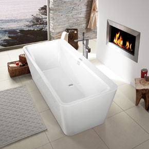 Villeroy&Boch Squaro Edge 12 Duo wanna wolnostojąca 180x80 biała weiss alpin UBQ180SQE7PDV-01