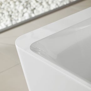 Villeroy&Boch Squaro Edge 12 Duo wanna wolnostojąca 180x80 biała weiss alpin UBQ180SQE7PDV-01