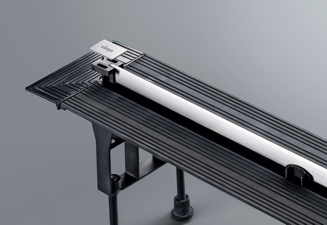 Viega Advantix Vario ruszt odpływu liniowego SR2 4965.32 czarny od 30 do 120 cm 711 870