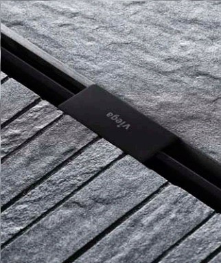 Viega Advantix Vario ruszt odpływu liniowego SR2 4965.32 czarny od 30 do 120 cm 711 870