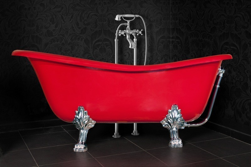 BESCO Otylia wanna wolnostojąca 160x77 biały + nogi białe WKO-160WO+B