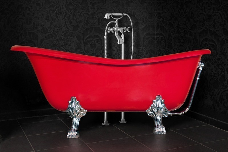 BESCO Otylia wanna wolnostojąca 170x77 biały + nogi białe WKO-170WO+B