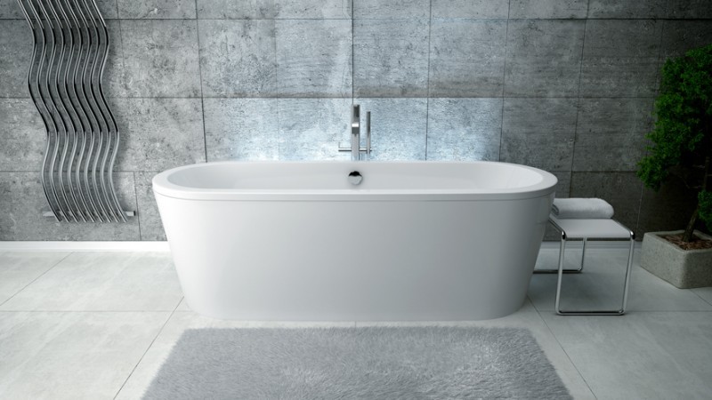 BESCO Victoria wanna wolnostojąca 185x83  biały VICTORIA 185