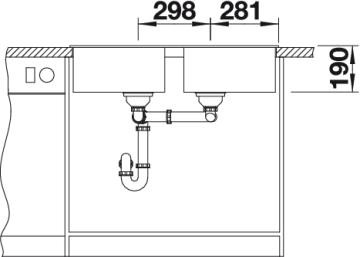 Blanco Zia 9 Silgranit PuraDur II zlewozmywak granitowy 2 komory kolor biały 516678