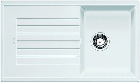 Blanco Zia 45 SL Silgranit PuraDur II zlewozmywak granitowy 1 komora z dużym ociekaczem kolor biały 516740