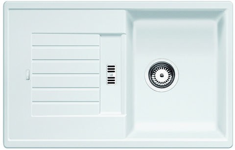 Blanco Zia 45 S Silgranit PuraDur II zlewozmywak granitowy 1 komora z ociekaczem kolor biały 514726