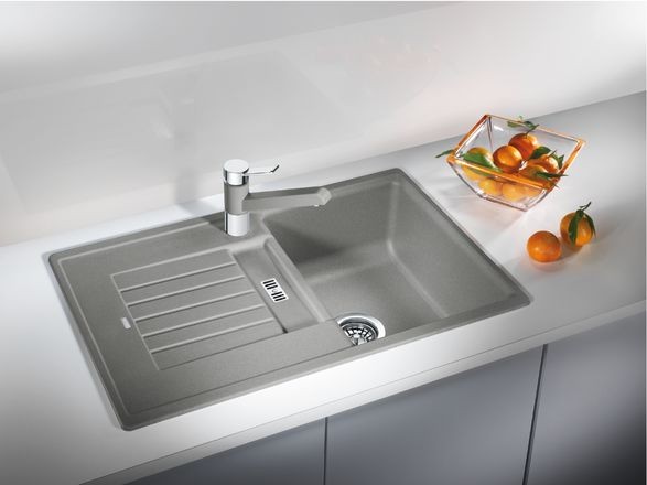 Blanco Zia 45 S Silgranit PuraDur II zlewozmywak granitowy 1 komora z ociekaczem kolor biały 514726