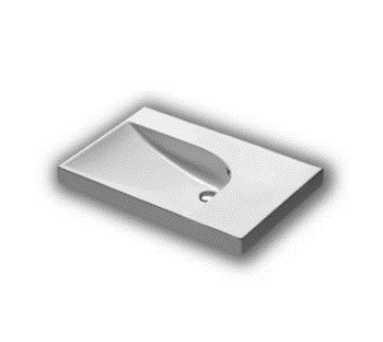 Hatria Grandangolo G-75 umywalka ceramiczna lewa 75 cm Y0XK