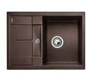 Blanco Metra 45 S Compact Silgranit PuraDur II zlewozmywak granitowy 1 komora z ociekaczem kolor kawowy 519570