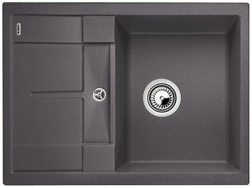Blanco Metra 45 S Compact Silgranit PuraDur II zlewozmywak granitowy 1 komora z ociekaczem kolor szarość skały 519562