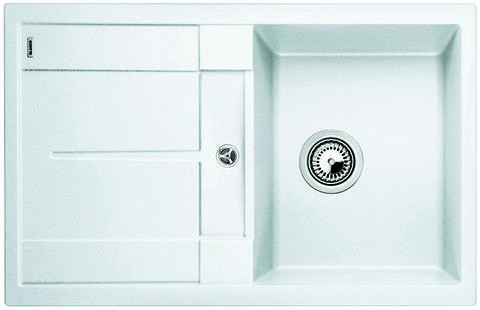 Blanco Metra 45 S Silgranit PuraDur II zlewozmywak granitowy 1 komora z ociekaczem kolor biały 513187