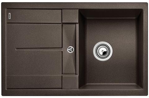 Blanco Metra 45 S Silgranit PuraDur II zlewozmywak granitowy 1 komora z ociekaczem kolor kawowy 515039