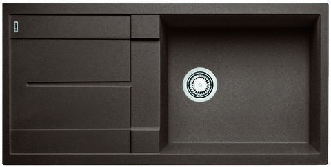 Blanco Metra XL 6 S Silgranit PuraDur II zlewozmywak granitowy 1 komora z ociekaczem kolor kawowy 515143