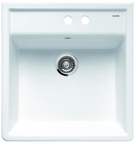 Blanco Panor 60 zlewozmywak ceramiczny 1 komora z 2 otworami kolor biały połysk 514501