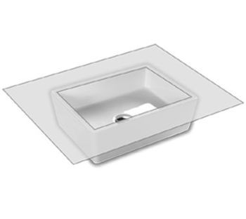 Hatria Happy Hour 11:15 umywalka podblatowa 50x38 biały YXSQ