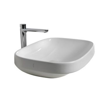 Hatria Abito umywalka stawiana na blat 58x48 biały YXXA