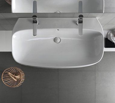 Hatria Abito umywalka z 2 otworami 100cm 100x54 YXXJ