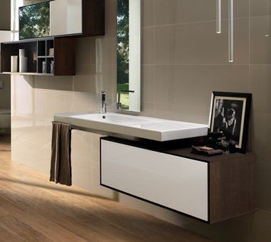 Hatria Grandangolo G-150 umywalka ceramiczna 150cm z 1 otworem YXF3