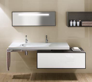 Hatria Grandangolo G-150 umywalka ceramiczna 150cm z 2 otworami YXNV