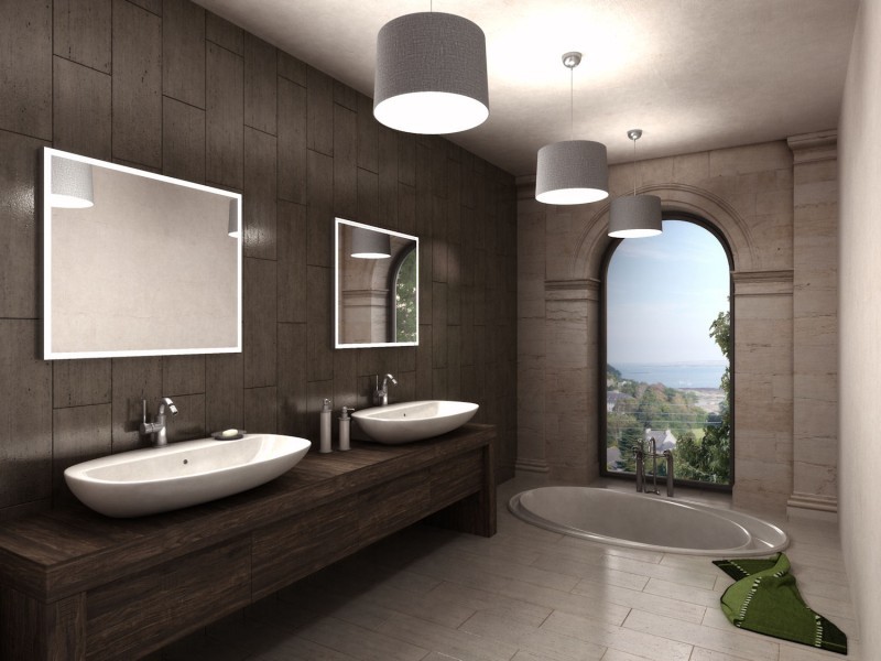 Kraft EVO LED Lustro 60 x 70 cm uniwersalne w podświetlanej ramie aluminium LED