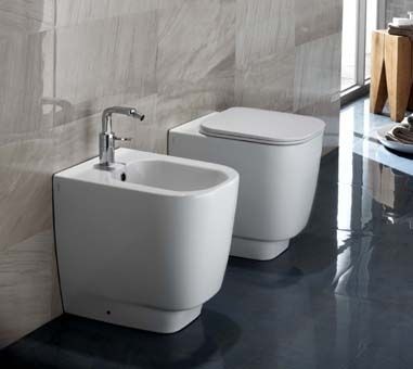 Hatria Fusion Q 48 muszla stojąca biały YXZK