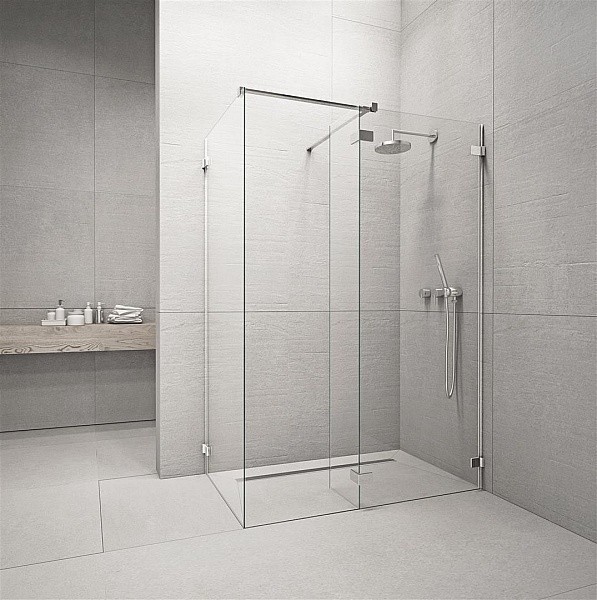 Radaway Euphoria Walk-in III kabina 120x30 + 80 chrom przeźroczyste Easy Clean 383134-01-01 + 383160-01-01 + 383120-01-01