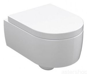 Kerasan Flo muszla wisząca biały 3115