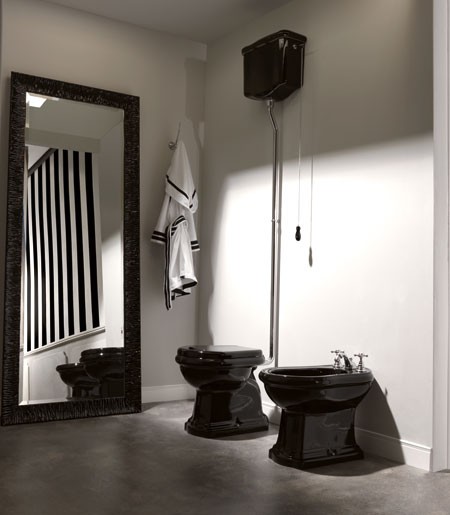 Kerasan Retro muszla stojąca biała odpływ pionowy 101001