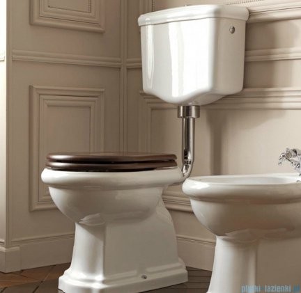 Kerasan Retro muszla stojąca biała odpływ poziomy 101101