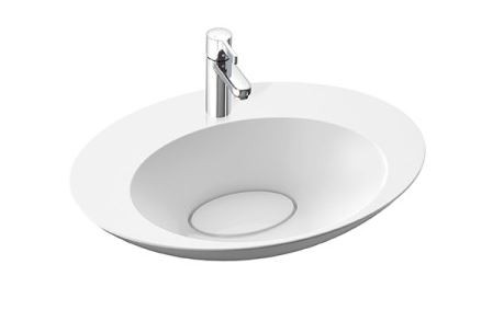 Marmorin Amos II umywalka wpuszczana w blat 60x44 cm Mineralicast 729 595 020 01 1