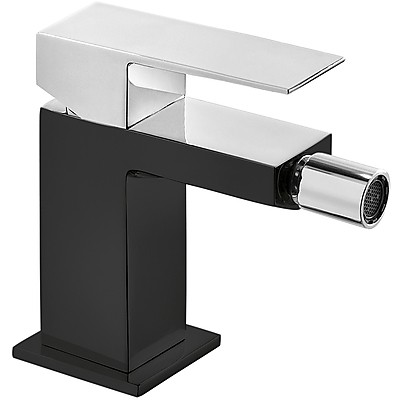 Tres Cuadro Exclusive bateria bidetowa czarny/chrom 006.120.01.NE