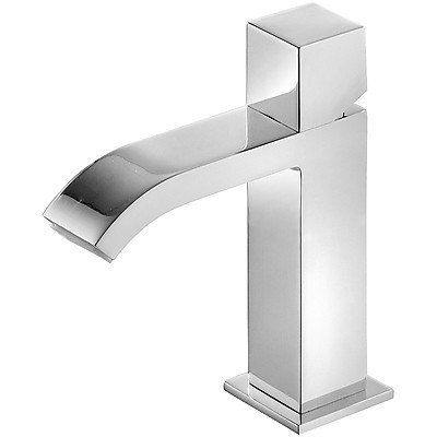 Tres Cuadro bateria umywalkowa kaskada z korkiem chrom 006.101.02.D