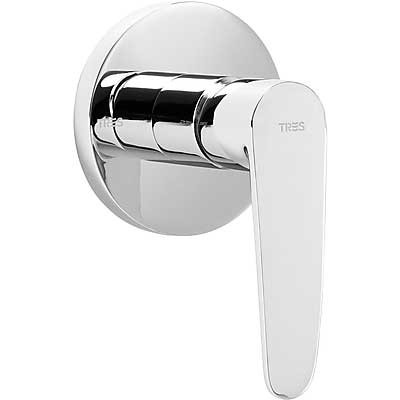 Tres Flat bateria podtynkowa natryskowa chrom 204.177.01