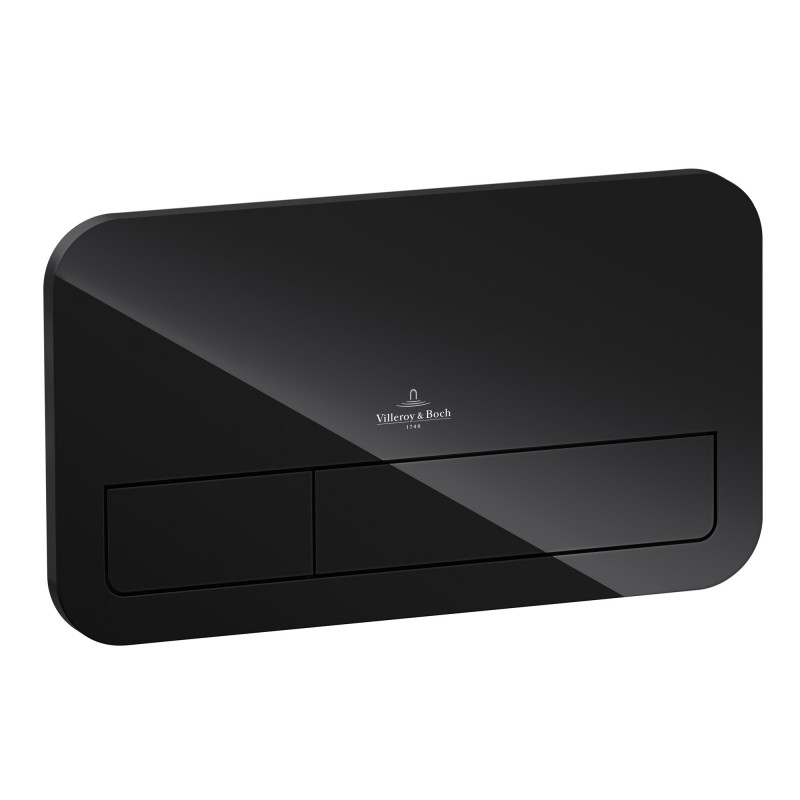Villeroy&Boch ViConnect M200 przycisk do stelaża szkło czarny połysk 922400RB