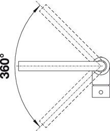 Blanco MILA-S bateria zlewozmywakowa z wyciąganą wylewką chrom 519810 00