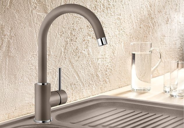 Blanco MIDA bateria zlewozmywakowa Sligranit-Look biały 519418