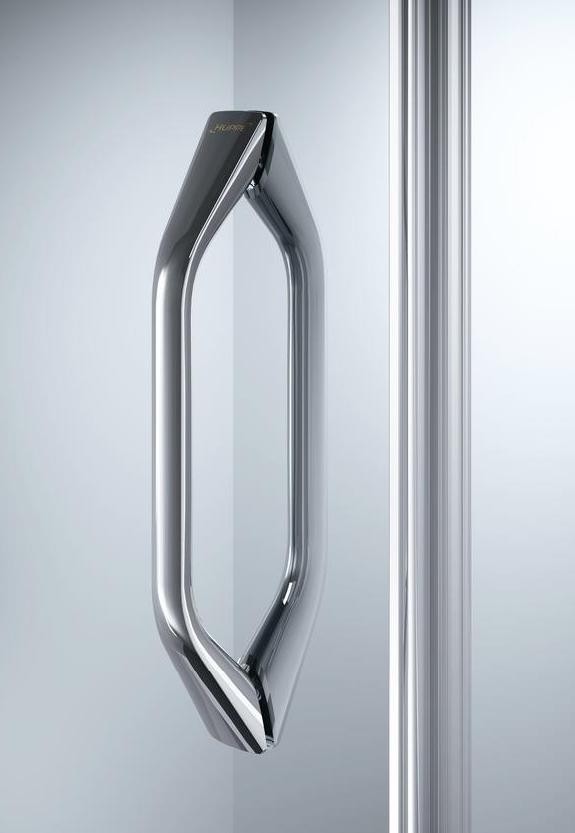 Huppe ENA 2.0 kabina półokrągła 90x90 R550 drzwi przesuwne srebrny połysk przeźroczyste ANTI-PLAQUE 140604.069.322