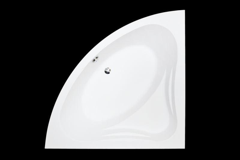 BESCO Mia wanna narożna 130x130 biały MIA 130