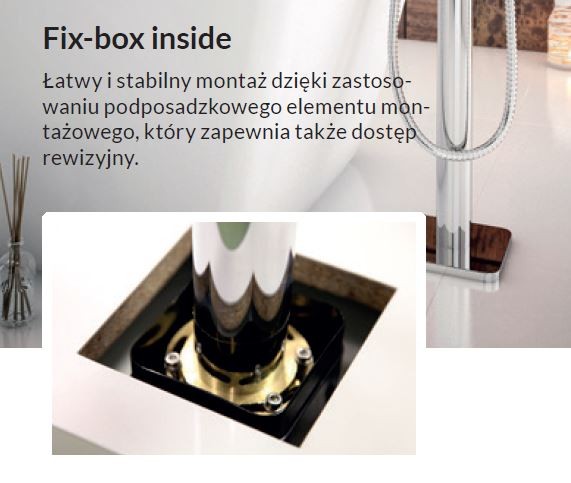 Excellent Oxalia bateria wannowa wolnostojąca podłogowa chrom AREX.9055CR